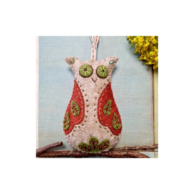 Owl Felt Embroidery Kit
