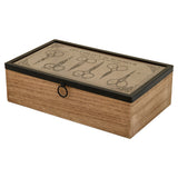 Parisian Vintage Scissors Wooden Box