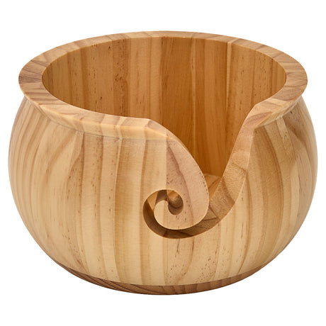 Pine Wood Yarn Bowl