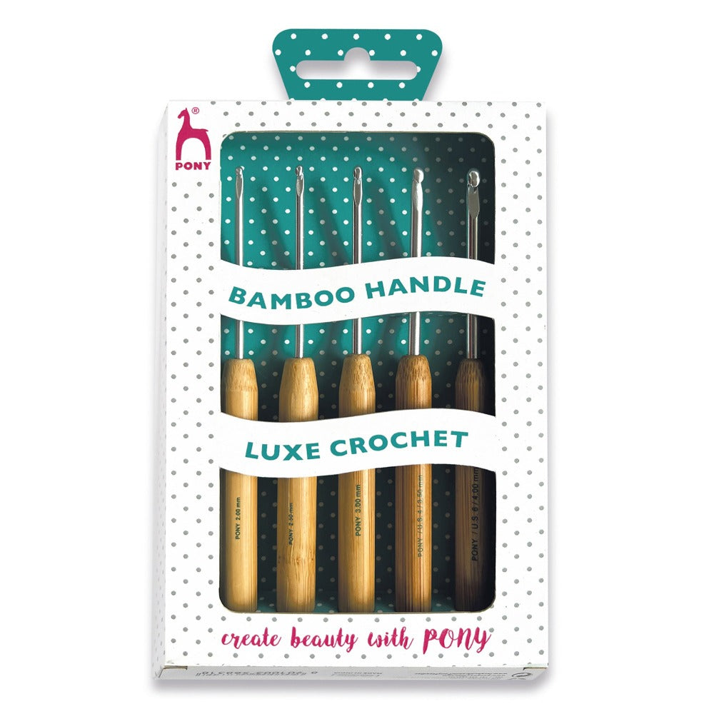 Pony Bamboo Crochet Hook Set