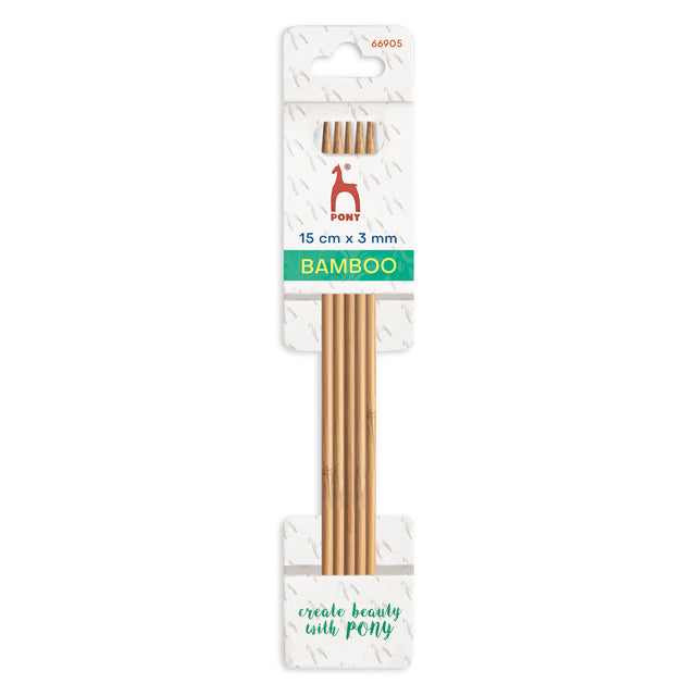 Pony Bamboo Double Pointed Needles