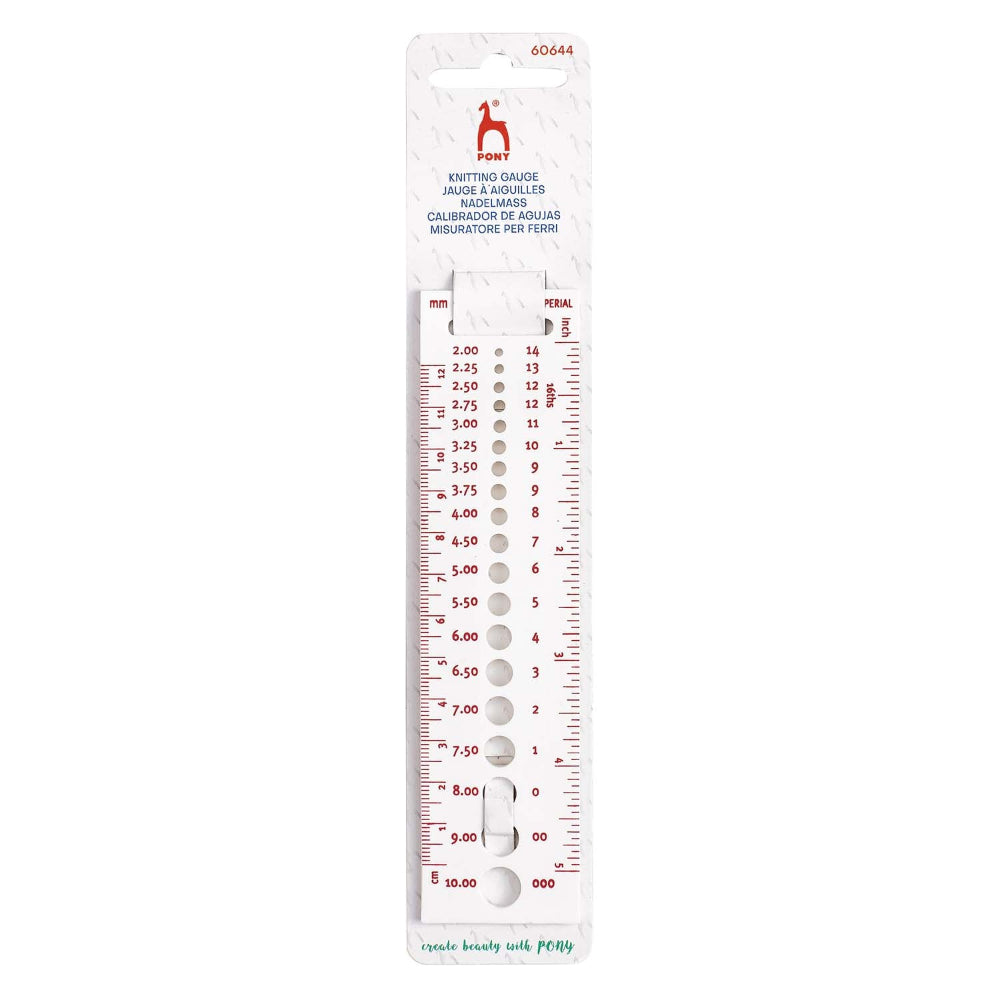 Pony Knitting Needle Gauge