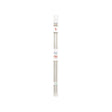 A pair of silver metal knitting needles in a white cardboard and plastic retail package, shown vertically against a plain white background.