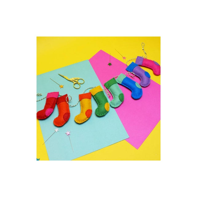 Rainbow Stockings Felt Kit