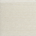 A close-up texture shot of cream-colored yarn wound horizontally, showing the fine twisted strands and soft, warm off-white color.