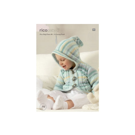 Rico Baby Jacket DK Knitting Pattern 515