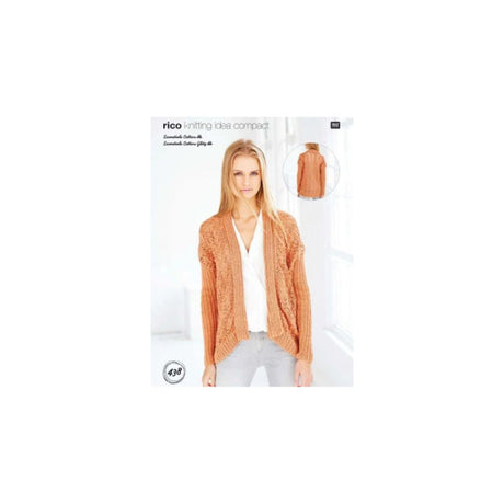 Rico Cardigan and Waistcoat DK Knitting Pattern 438