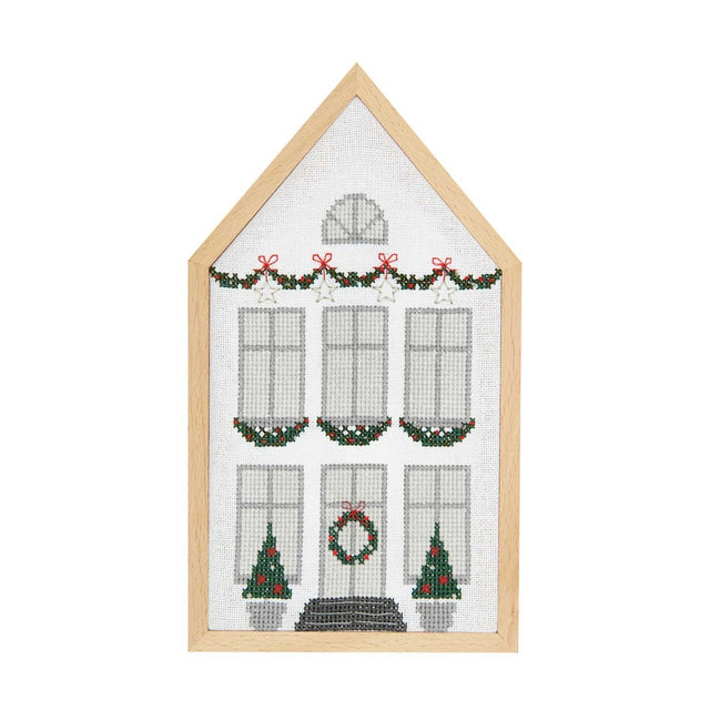 Rico Christmas House Embroidery Kit