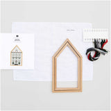 Rico Christmas House Embroidery Kit Contents