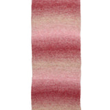 A vertical rectangular fabric swatch with a soft gradient pattern transitioning from deep dusty red at the top to light pink and warm beige at the bottom, shown on a plain white background.