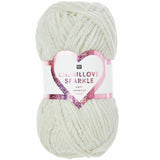 Rico Creative Chenillove Sparkle Yarn - Soft Sparkly Chenille