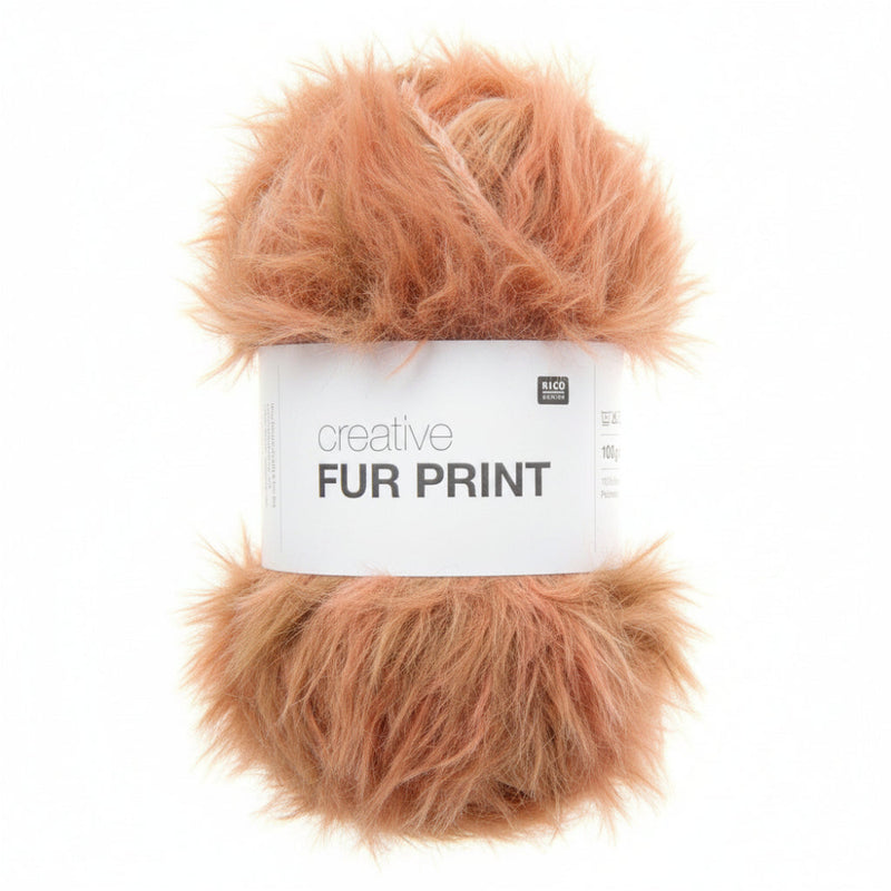 Rico Creative Fur Print Aran Yarn