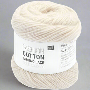 Rico Fashion Merino Lace Yarn Solid Colours