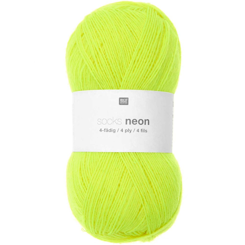 Rico Neon 4 Ply Sock Yarn