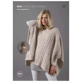 Rico Aran Knitting Pattern 657