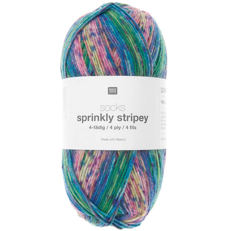 Rico Socks Sprinkly Stripey Sock Yarn