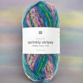 Rico Socks Sprinkly Stripey Sock Yarn