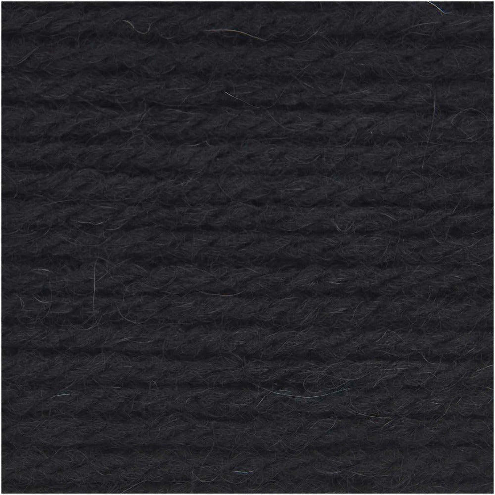 Rico Soft Alpaca Aran Black