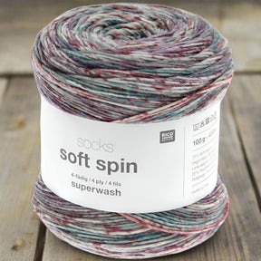Rico Soft Spin 4 Ply Sock Yarn