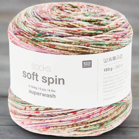 Rico Soft Spin 6 Ply Sock Yarn