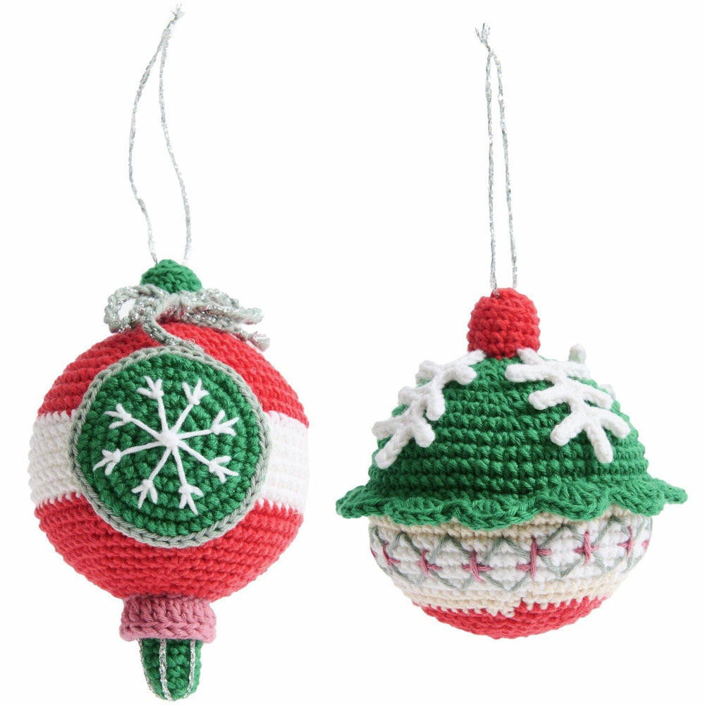 Ricorumi Christmas Crochet Baubles Kit Silver