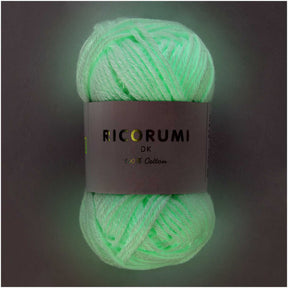 Ricorumi Glow in the Dark Yarn Lit Up