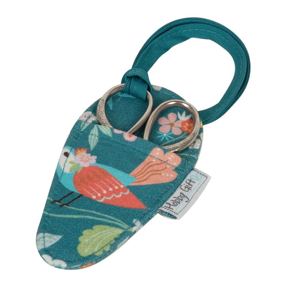 Embroidery Scissors in Case Bird Aviary