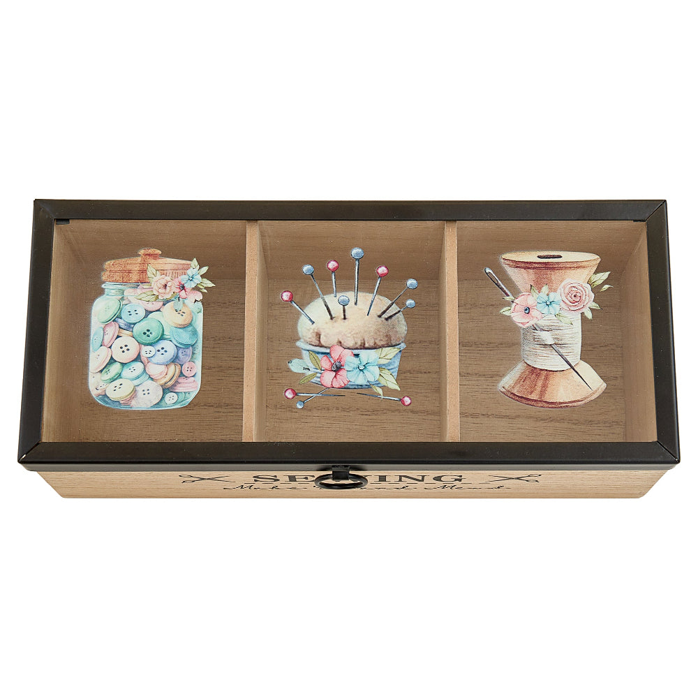 Sewing Wooden Box 1