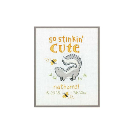 So Stinkin Cute Cross Stitch Kit