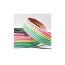 Structured Pastel Sky Mint Lemon Pink 32 mm Webbing for Bag Handles