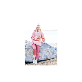 Stylecraft Aran Hat and Scarf Knitting Pattern 9926