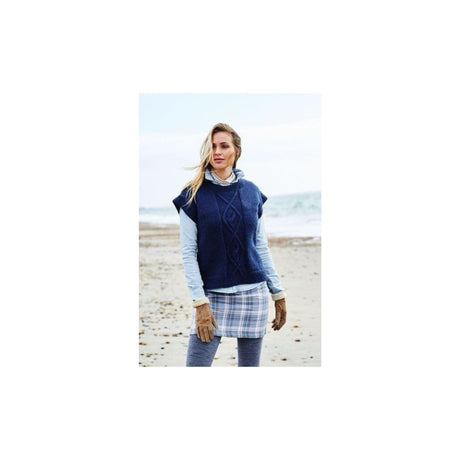 Stylecraft Aran Slipover Knitting Pattern 9874