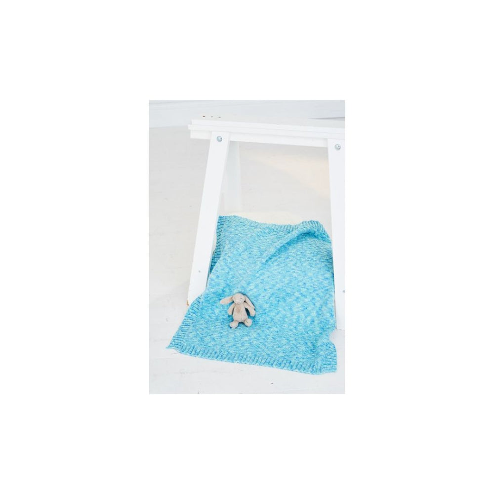 Stylecraft Baby Blanket DK Knitting Pattern 9898