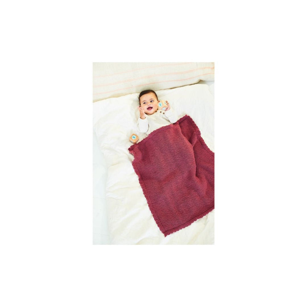 Stylecraft Baby Blanket Knitting Pattern 10238