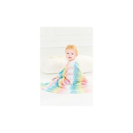 Stylecraft Baby Blanket Knitting Pattern 9994