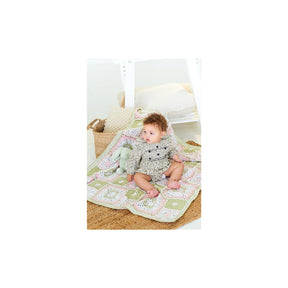 Stylecraft Baby Crochet Blanket Pattern 10204