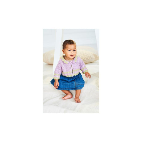 Stylecraft Baby Crochet Cardigan Pattern 10235