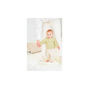 Stylecraft Baby Sweater Crochet Pattern 10161