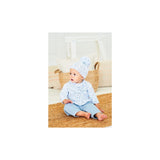 Stylecraft Baby Crochet Sweater, Hat and Blanket Pattern 10205