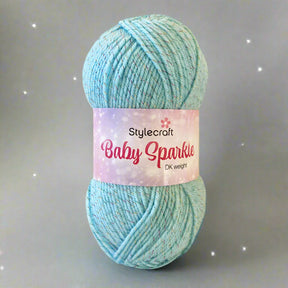 Stylecraft Baby Sparkle DK - Soft Glitter Yarn for Baby Knits
