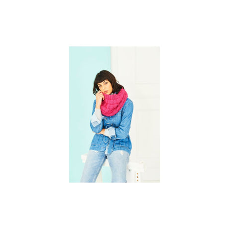Stylecraft Basket Weave Snood Knitting Pattern 9791