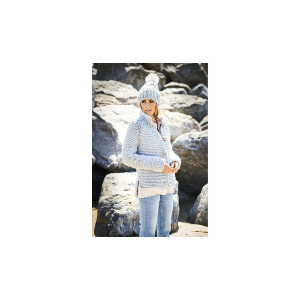 Stylecraft Collared Cardigan Super Chunky Knitting Pattern 9594