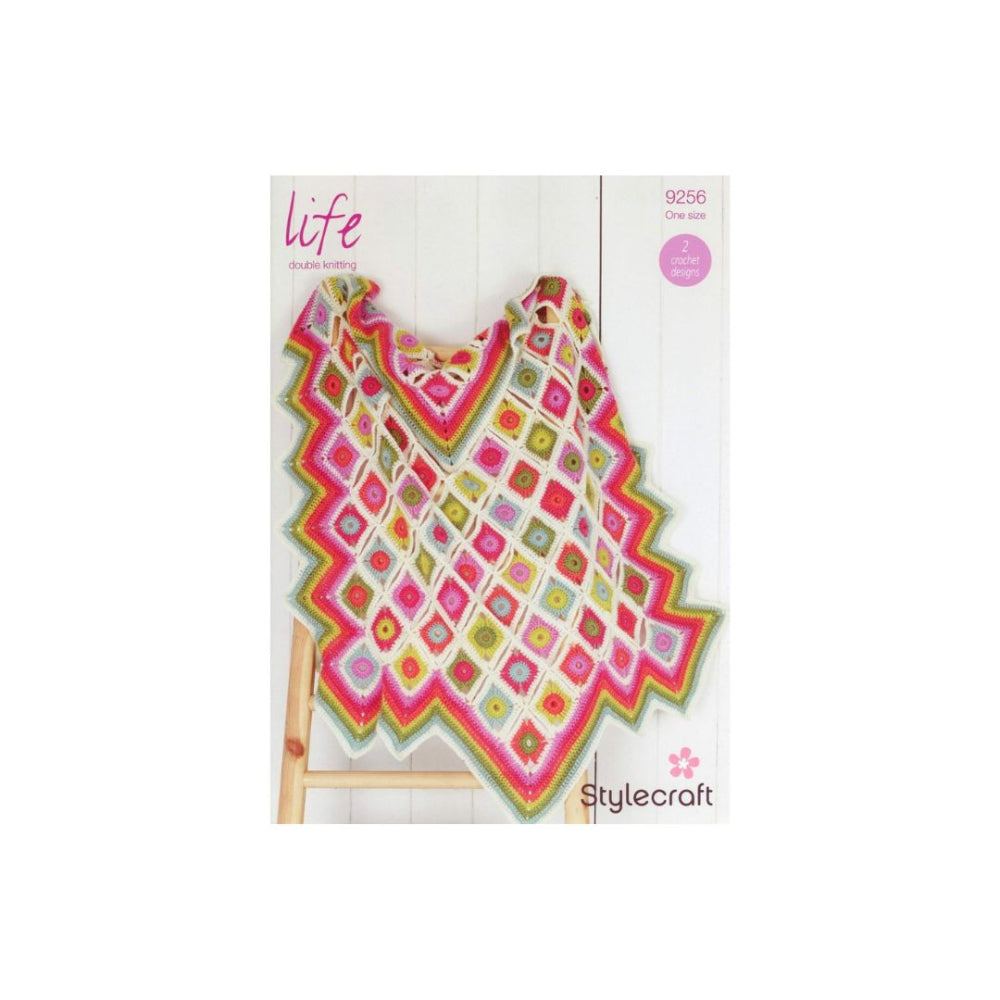 Stylecraft Crochet Blanket Pattern 9256