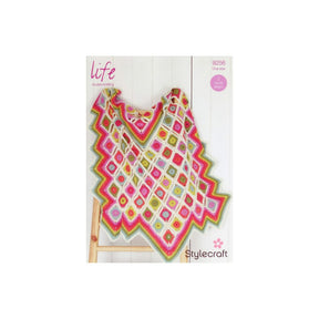 Stylecraft Crochet Blanket Pattern 9256