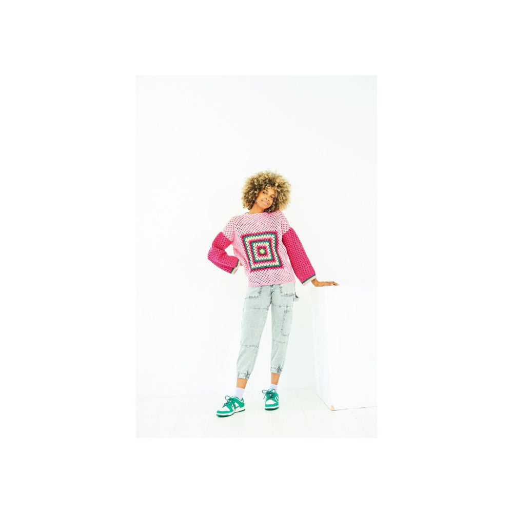 Stylecraft Crochet Sweater Pattern 10138 - Printed Pattern