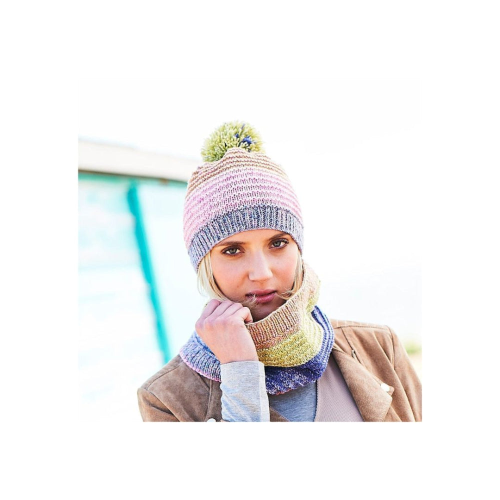 Stylecraft Hat and Snood DK Knitting Pattern 9671