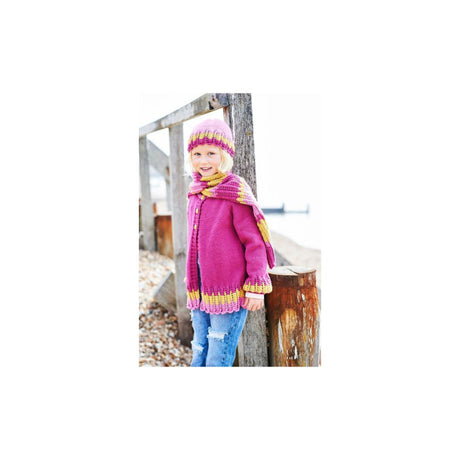 Stylecraft Kids Cardigan DK Knitting Pattern 9706