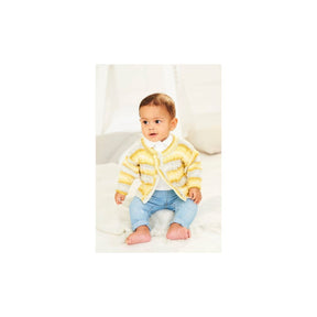 Stylecraft Kids Cardigan DK Knitting Pattern 9844