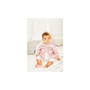 Stylecraft Kids DK Cardigan Knitting Pattern 9846