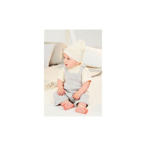 Stylecraft Kids Dungarees, T Shirt and Hat Knitting Pattern 9498